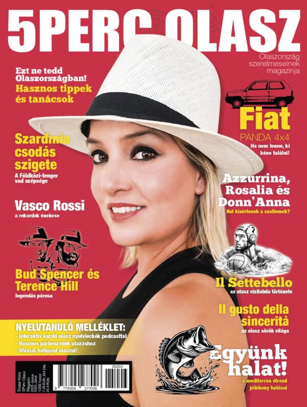 5 perc olasz magazin