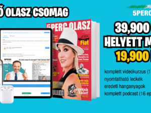 Livello 1 - Kezdő/Újrakezdő olasz videókurzus/podcast (16 epizód)